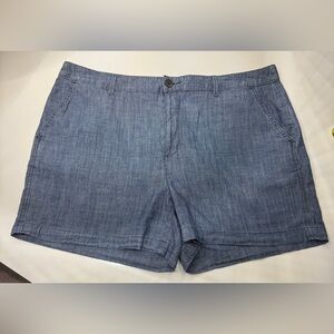 Used Blue Casual Shorts